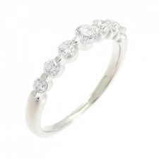 Autentico anello con diamanti K18WG 0,533 CT #260-007-681-8769