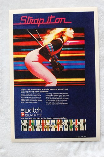 Swatch watch poster - watch,