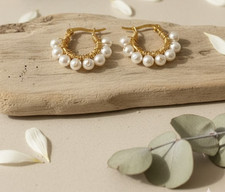 Orecchini a Cerchio Dorati con