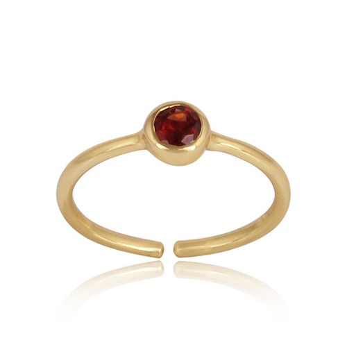 Anello regolabile placcato - , oro