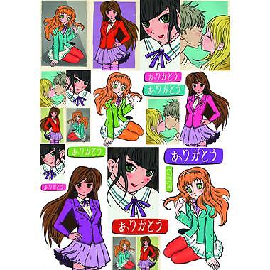 Carta decoupage manga style - decoupage,