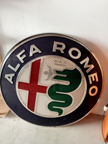Insegna luminosa alfa romeo - insegna,