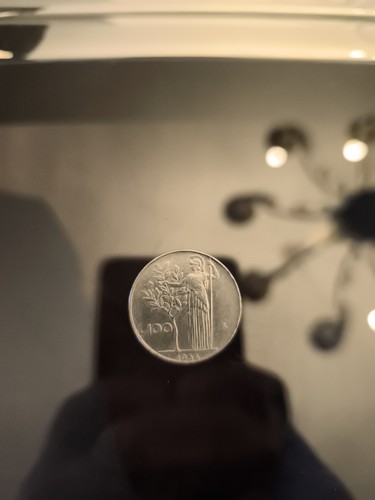 Moneta 100 lire del - moneta,