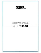 SIEL LX61 Service Manual Schematic Diagram Schaltplan Schema elettrico LX.61 PDF
