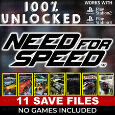 Scheda di memoria USB Need For Speed Underground 1 2 Pursuit PS1 PS2 PS3 tutte le auto 100%