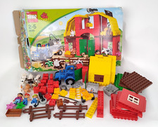 Lego Duplo 5649 Fattoria Grande Animali Trattore Carro Completa Usata -759