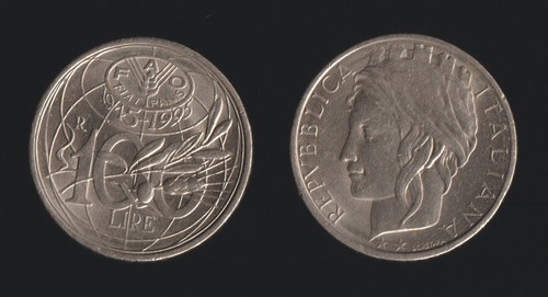 100 lire 1995 fao - 1995, f.a.o.