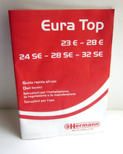 Manuale Originale Hermann Eura Top-Libretto Istruzioni Uso Installazione Caldaia