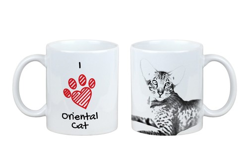 Orientale tazza con gatto - , ti