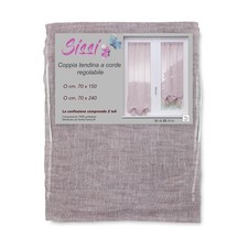 COPPIA tendina SISSI a VETRO