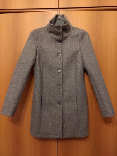 Cappotto corto grigio patrizia - cappotto,