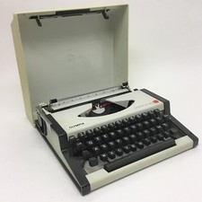 VINTAGE RARA MACCHINA DA SCRIVERE OLIMPIA TRAVELLER DE LUXE S TOP olivetti