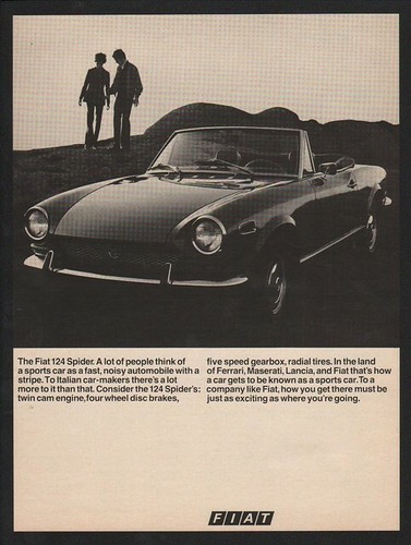 Fiat 124 spider cabrio 1970 - fiat,