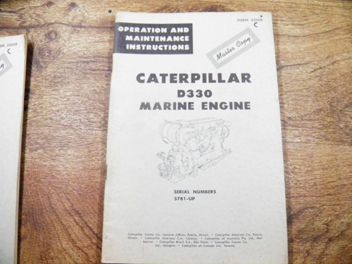 Cat caterpillar d330 marine - ,