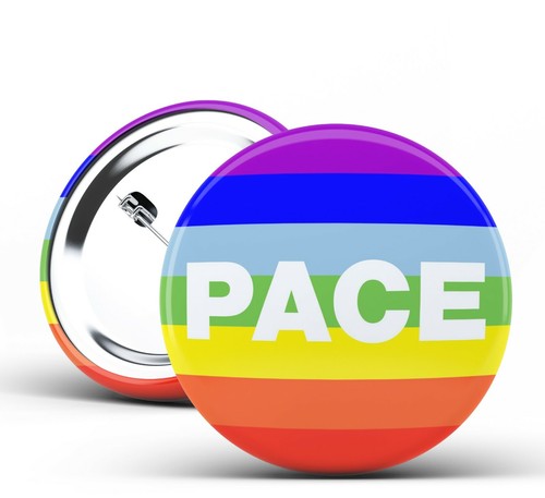 Spilla bandiera della pace - spilla,