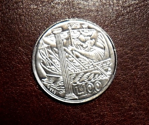 Moneta 100 lire san - lire,