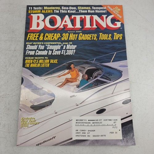 Boating magazine august - boating,