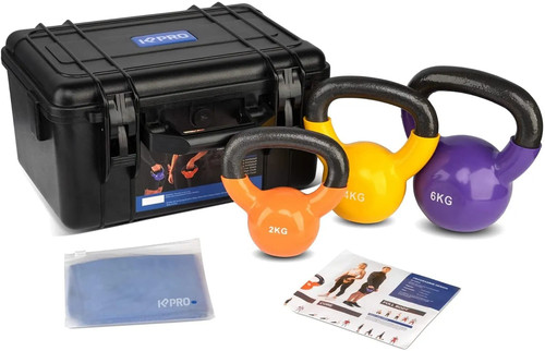 Manubri kettlebell set di 3 - kettlebell,