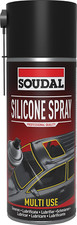 Soudal SILICONE SPRAY Lubrificante protettivo trasparente antiadesivo 400 ML