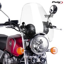 PARABREZZA CUSTOM II TRASPARENTE per Moto Guzzi 750 V7 III STONE 2017-2022
