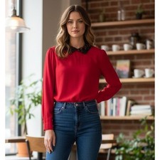 Camicetta Lisa & Scott rossa