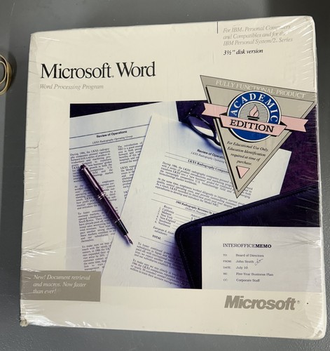 Microsoft word software - software, e