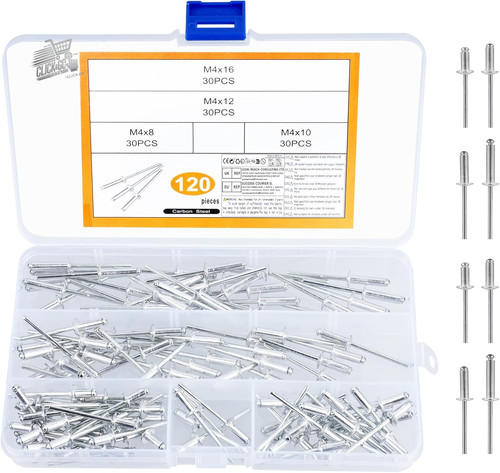 120 rivetti ciechi - ciechi, alluminio