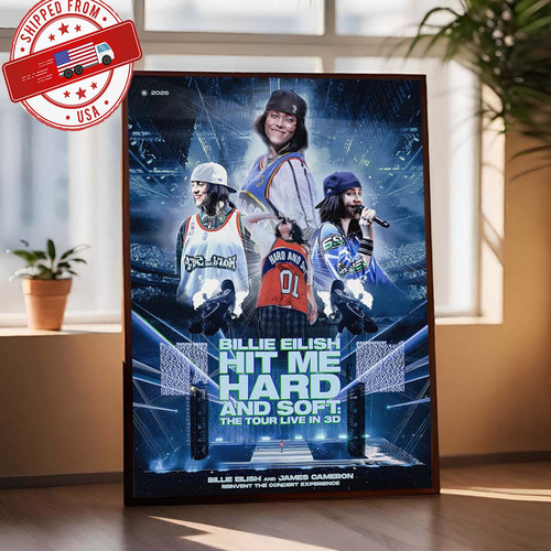 Poster billie eilish hit - billie,
