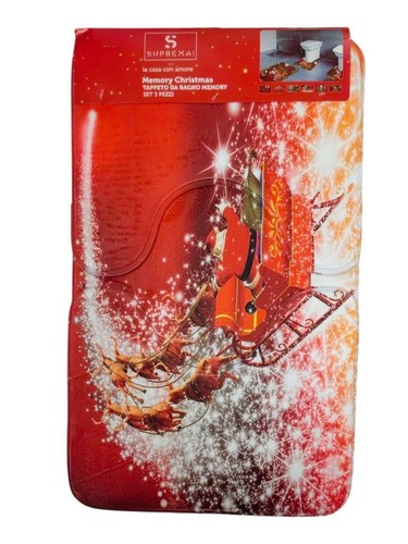 Tris tappeto bagno con copri - con,