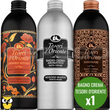 TESORI D'ORIENTE BAGNOSCHIUMA BAGNOCREMA PER UOMO E DONNA 500ML A SCELTA X1