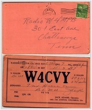 1947 QSL Postcard-Amateur