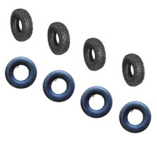 (4) Pneumatici e tubi 4,10 x