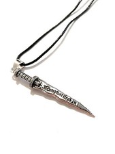 Once Upon A Time Collana Pugnale Tremotino Rumpelstiltskin Oscuro Nichel Free