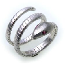 Anello A Serpente In Argento