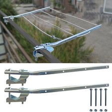 Bracci Stendibiancheria da balcone esterno, Stendibiancheria fisso c/piastra