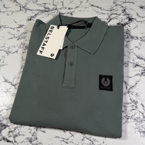 Polo uomo belstaff verde - uomo,