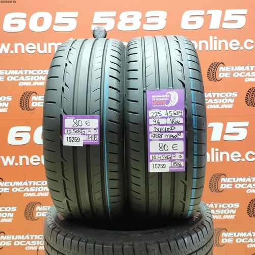 225 r19 96w xl dunlop - 45,