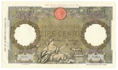 100 lire capranesi aquila - lire,