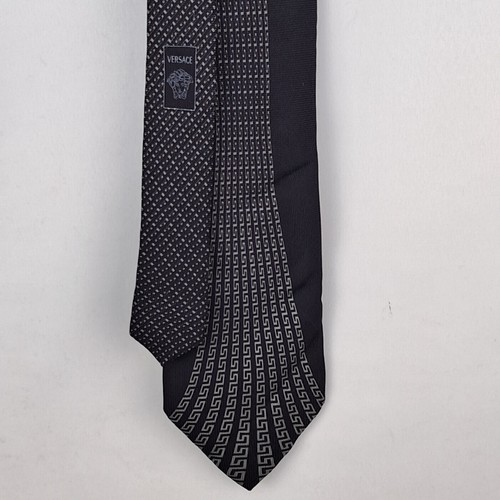 Cravatta versace seta nero - cravatta,