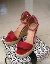 SCARPE DONNA  ZEPPA SANDALI ESPADRILLAS ZATTERONI SPAGO Rosso Ruggine