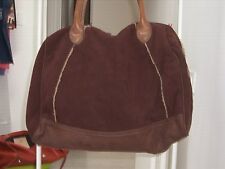 SISLEY borsa scamosciata marrone nuova