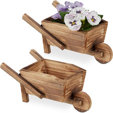 Carriola porta fiori set - porta,