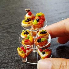 Casa delle bambole scala 1:12 miniature panetteria acrilico portaoggetti decorazione accessori