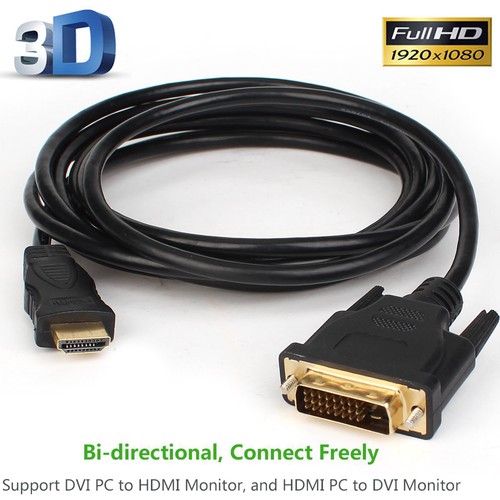 Cavo dvi hdmi - dvi, 10