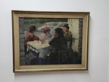 quadro dipinto Olio Su Tela