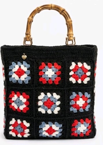 Borsa donna uncinetto granny - borsa,