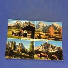 ALPE DI SIUSI DOLOMITI - A COLORI - CARTOLINA