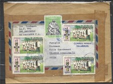 EL SALVADOR 1970 1C X4 MESSICO CAMPIONATO MONDIALE DI CALCIO MULTI FRANCHISING