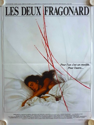 Affiche cinéma deux fragonard - affiche,