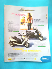 RITAGLIO DI GIORNALE PUBBLICITA' SKYLINER MBK SCOOTER DA COLLEZIONE - (141)
